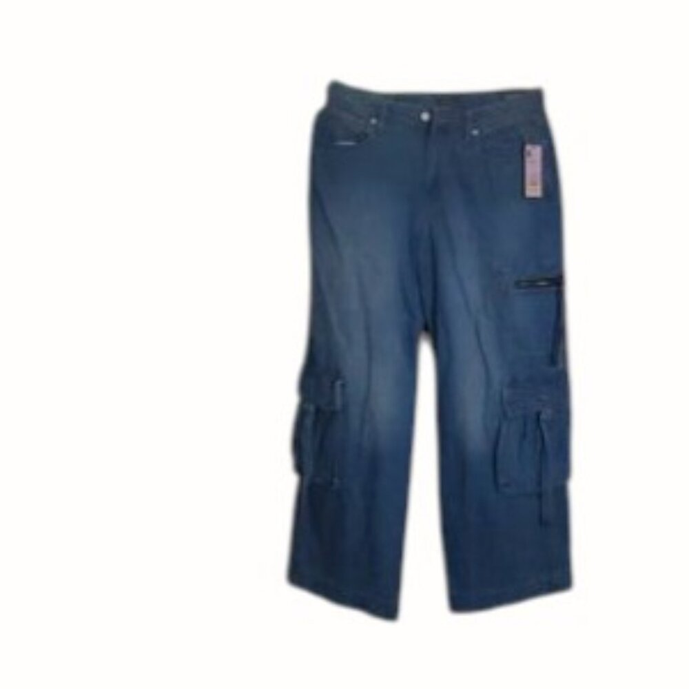 Wild Fable Blue Denim Cargo Pants – NWT